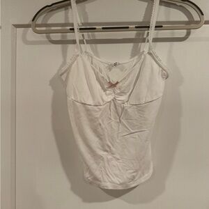 Garage White Camisole Top